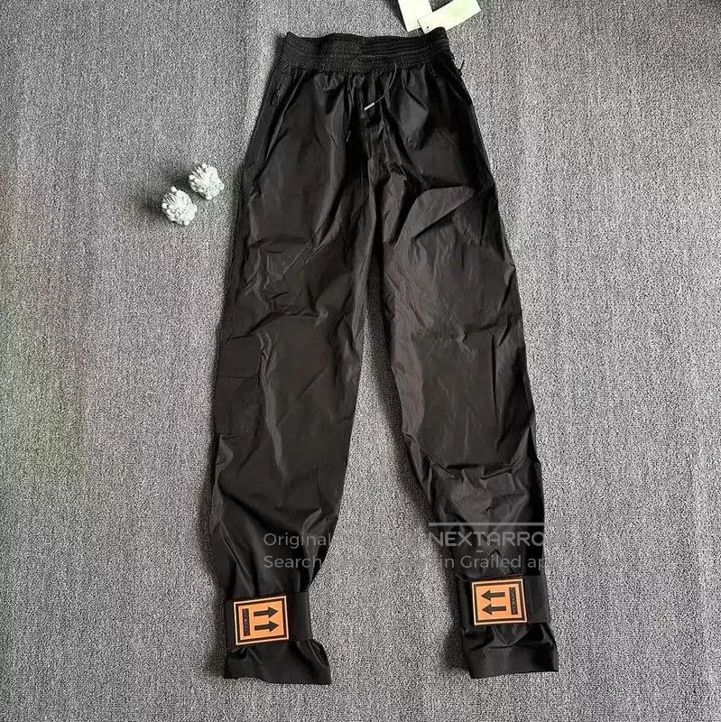 Off-White Off-White Black Nylon Casual Women's Pants . Size 23" - 1 Thumbnail