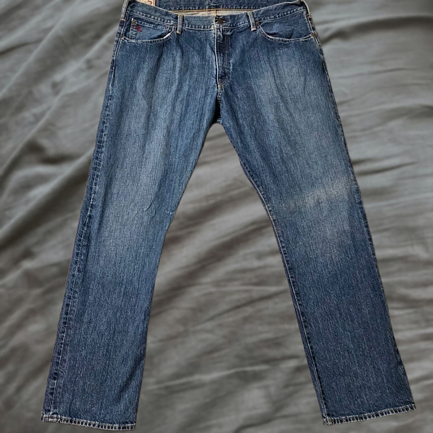 Polo Ralph Lauren Polo Ralph Lauren Hampton Straight Jeans Men's 40 x 32 Cotton Preppy Casual Size US L / EU 52-54 / 3 - 1 Thumbnail