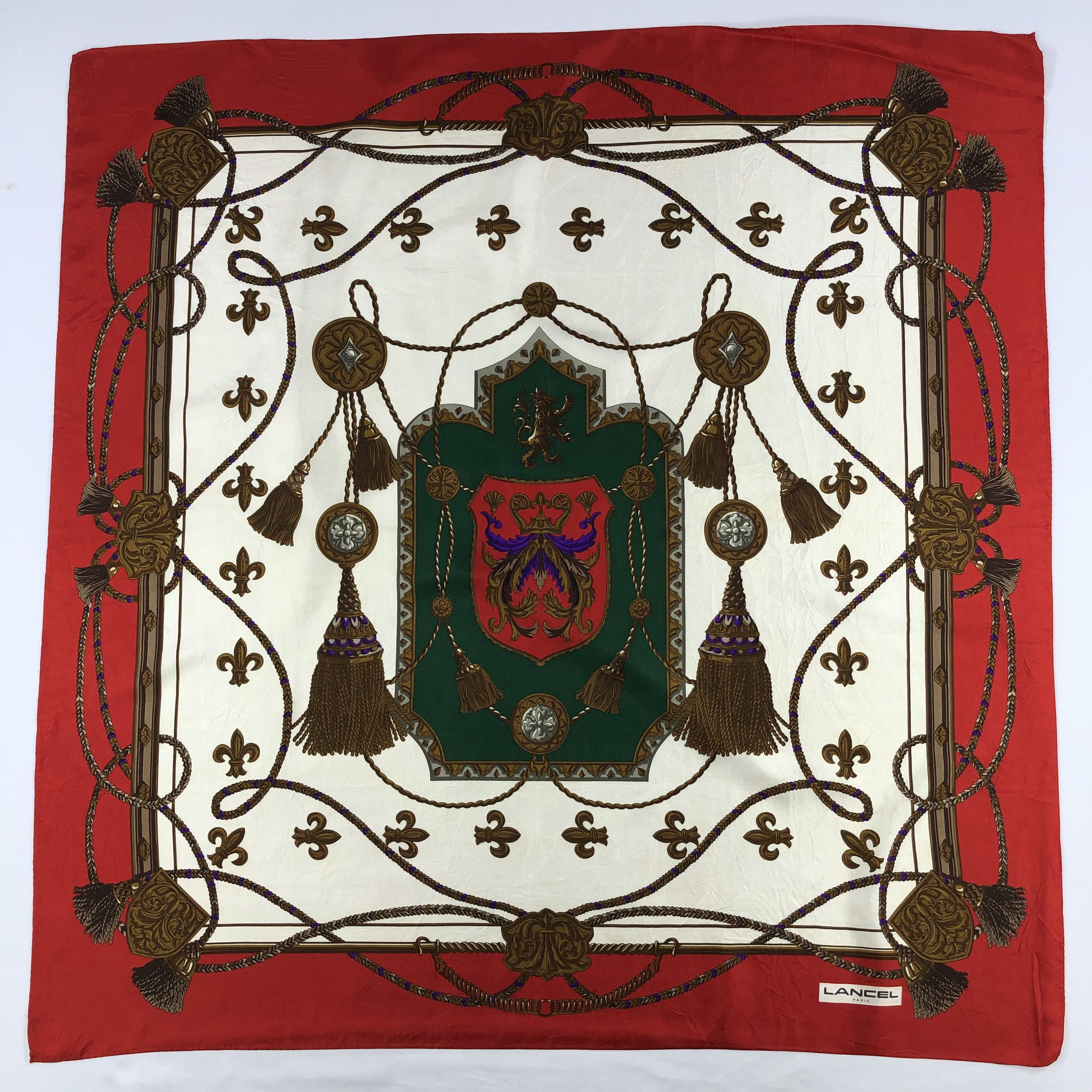 Lancel Vintage Lancel Silk Scarf Size ONE SIZE - 2 Thumbnail