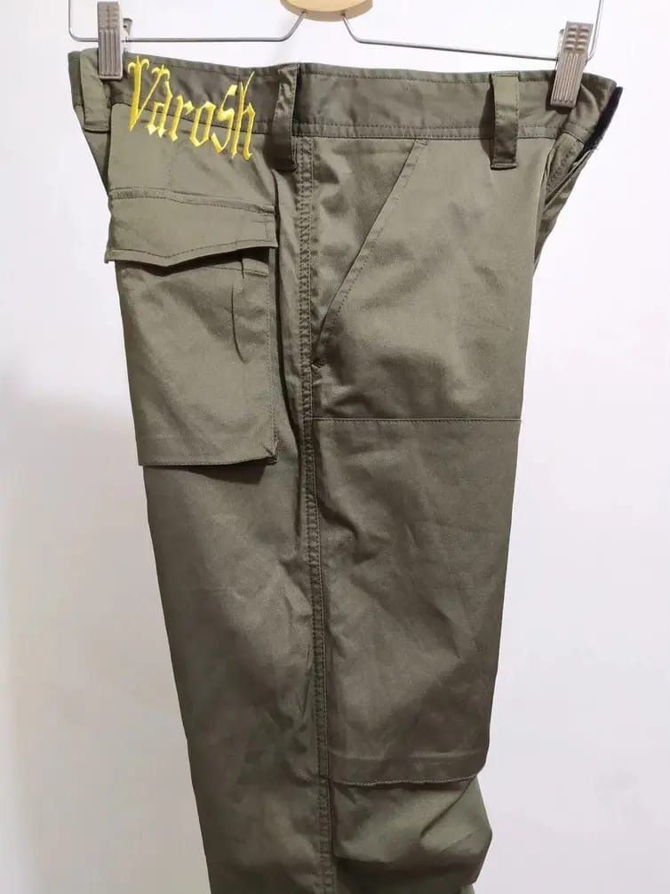 Japanese Brand VAROSH Japan Multi Pocket CargoTactical Utility olive Pants Size US 28 / EU 44 - 14 Thumbnail