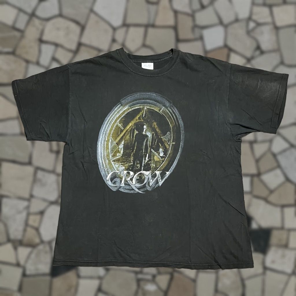 VINTAGE The Crow Movie Promo Shirt Death Window XL Black Mens T-Shirt XL