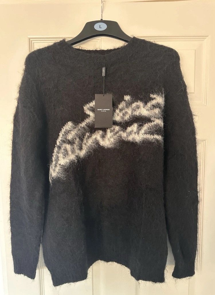 Yves Saint Laurent Saint Laurent Mohair Sweater L Size L / US 10 / IT 46 - 1 Thumbnail