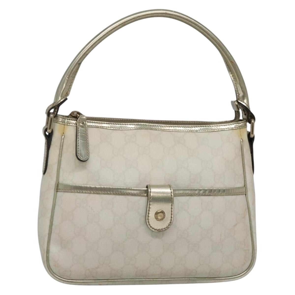 Gucci GUCCI GG Supreme Shoulder Bag Pvc White Gold Size ONE SIZE - 1 Thumbnail