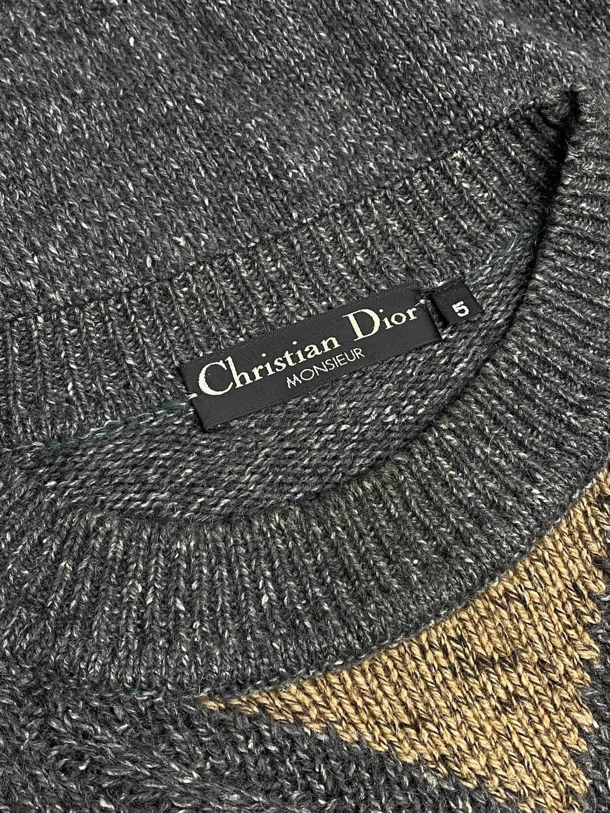 Christian Dior Monsieur × Vintage 🔥 VINTAGE DIOR MONSIEUR MOHAIR SWEATER 90s PREPPY STYLE Size US XL / EU 56 / 4 - 14 Thumbnail