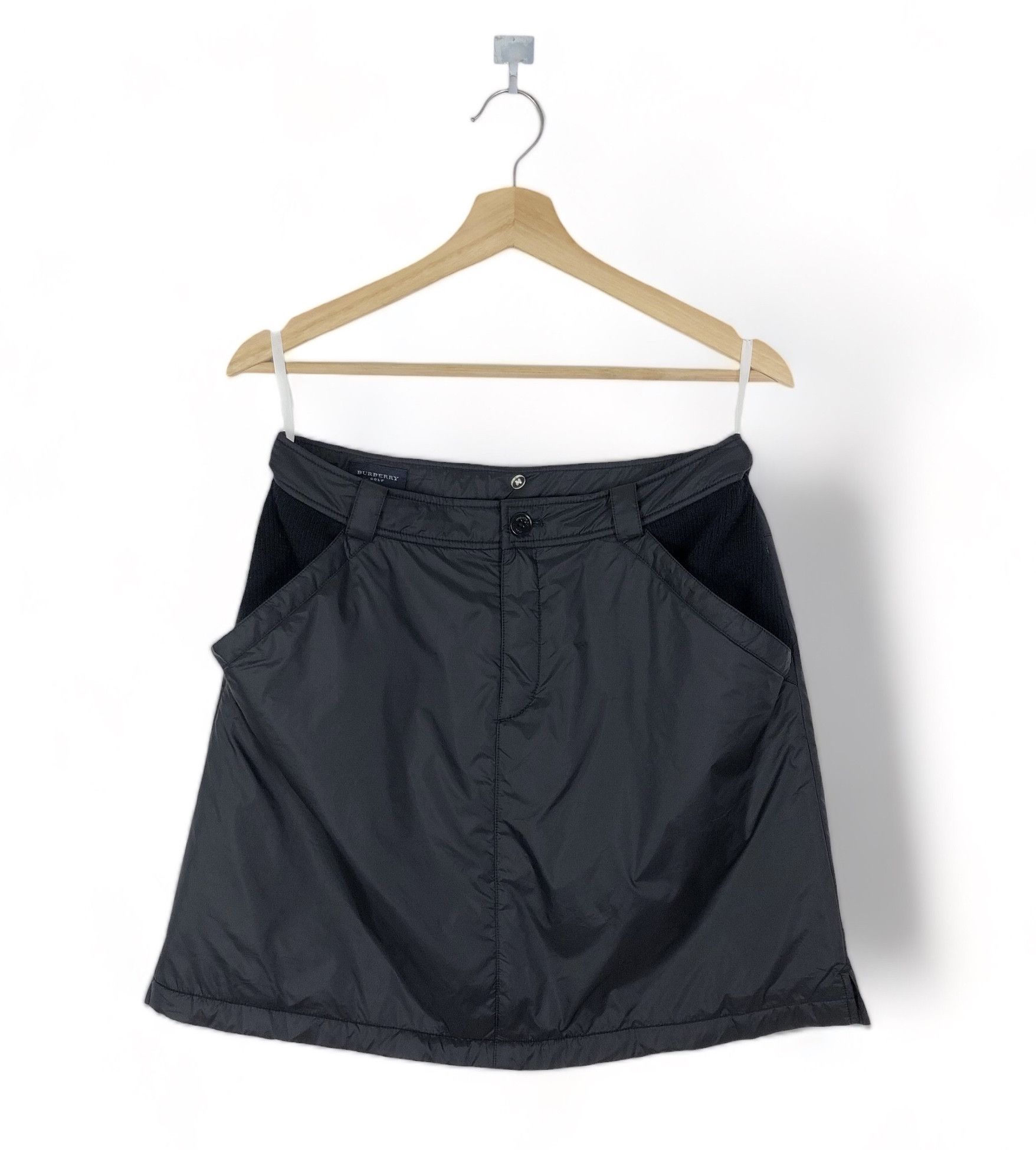 Burberry BURBERRY GOLF NYLON/WOOL FILLED DOWN SKIRT Size 29" - 2 Thumbnail