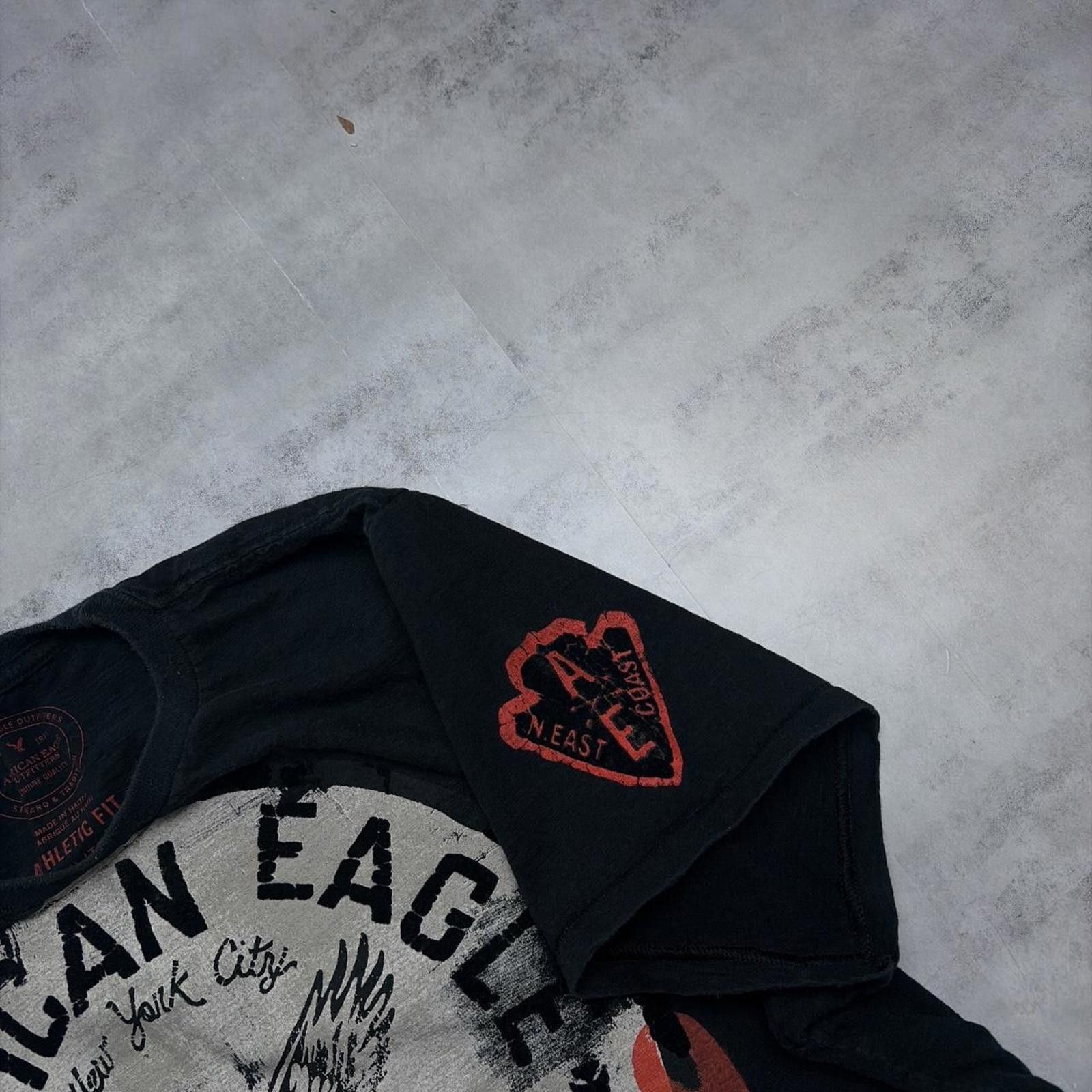 American Eagle Outfitters Y2K Black American Eagle Grunge Skater T-Shirt Size US XL / EU 56 / 4 - 6 Thumbnail