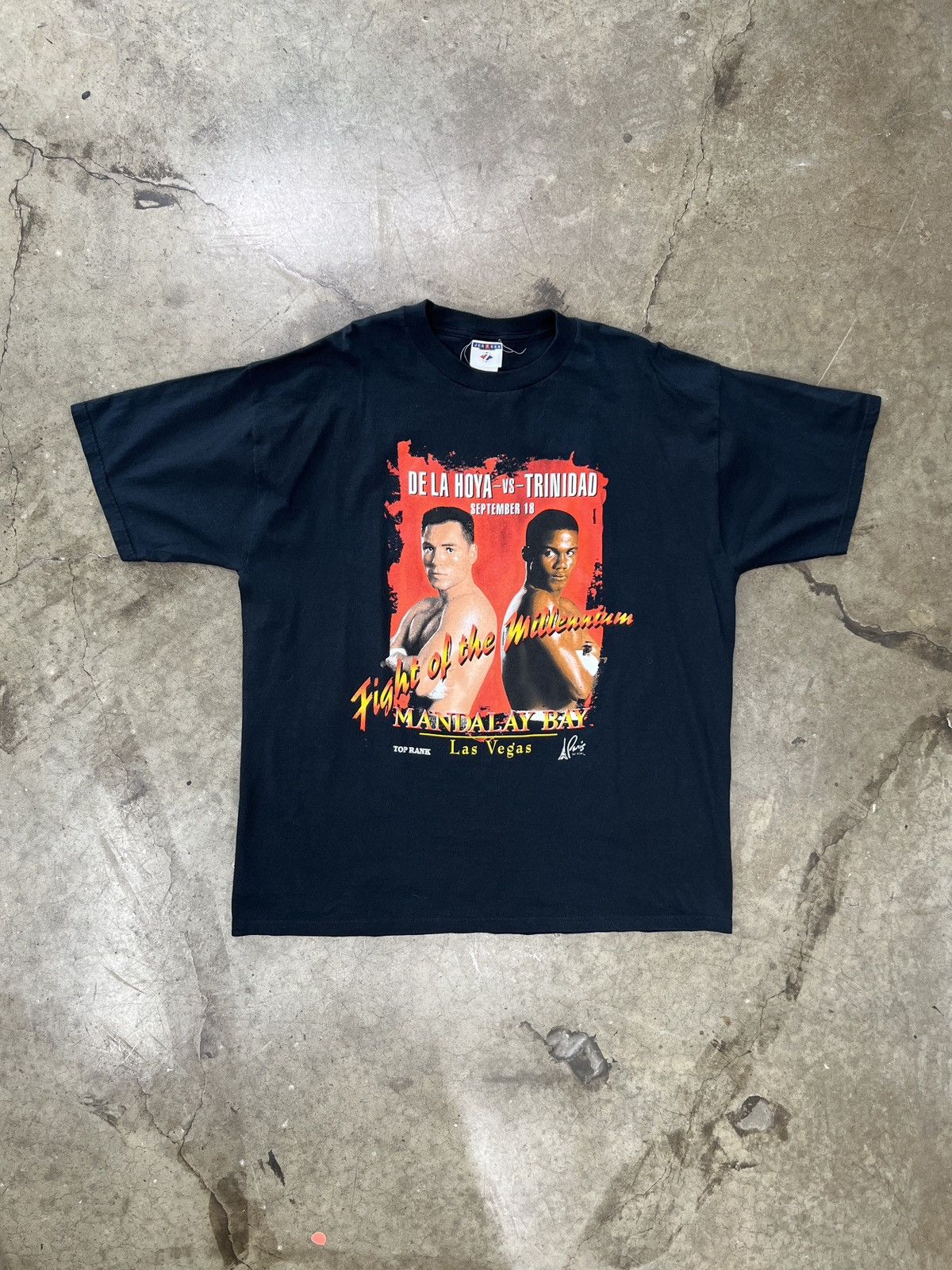 Vintage Vintage De La Hoya v Trinidad Boxing Millennium Boxing XXL Size US XXL / EU 58 / 5 - 2 Thumbnail