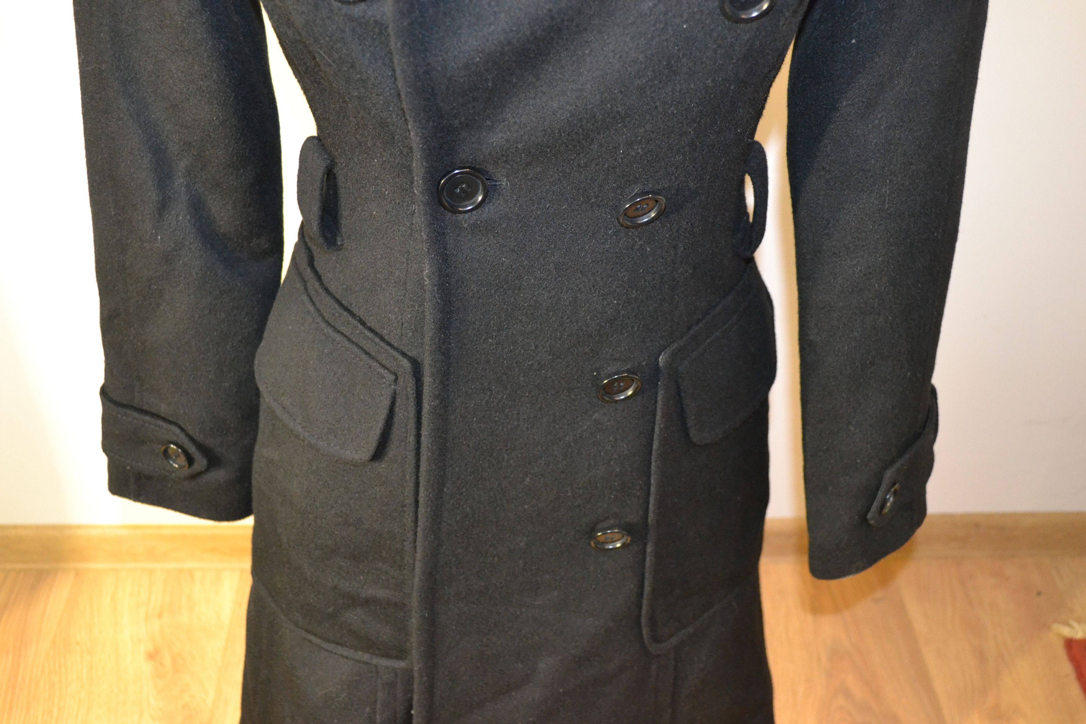 Karen Millen Karen Millen Black Wool Winter Coat - size S Size S / US 4 / IT 40 - 5 Thumbnail