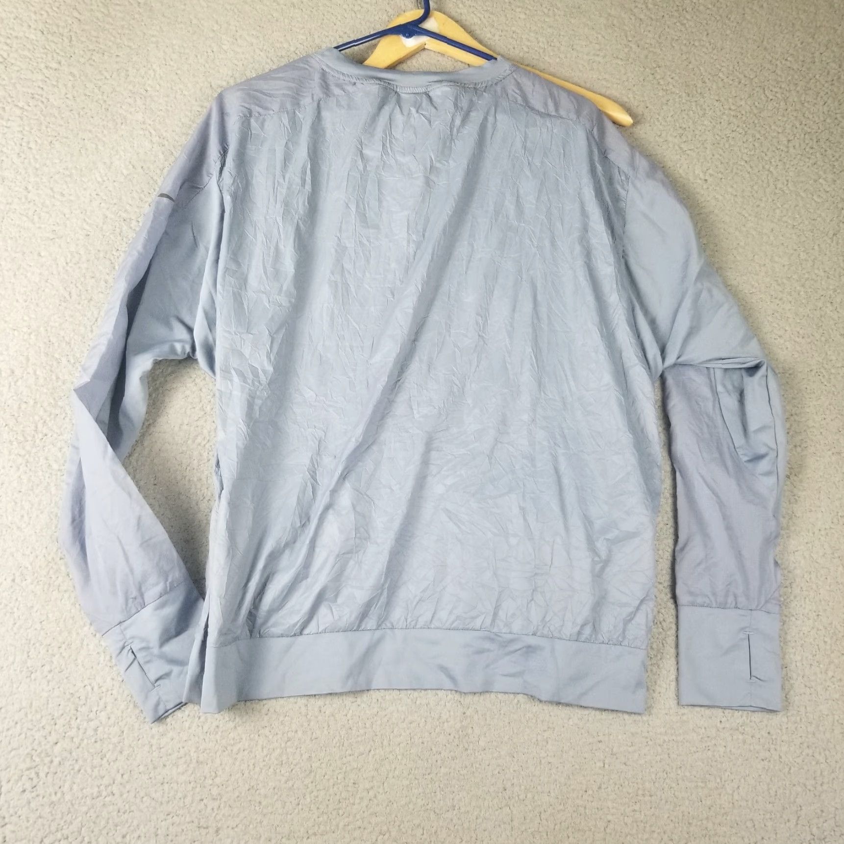 Nike VINTAGE Nike Running Jacket Women XL Gray Breathable All Seasons Activewear New Size XL / US 12-14 / IT 48-50 - 3 Thumbnail