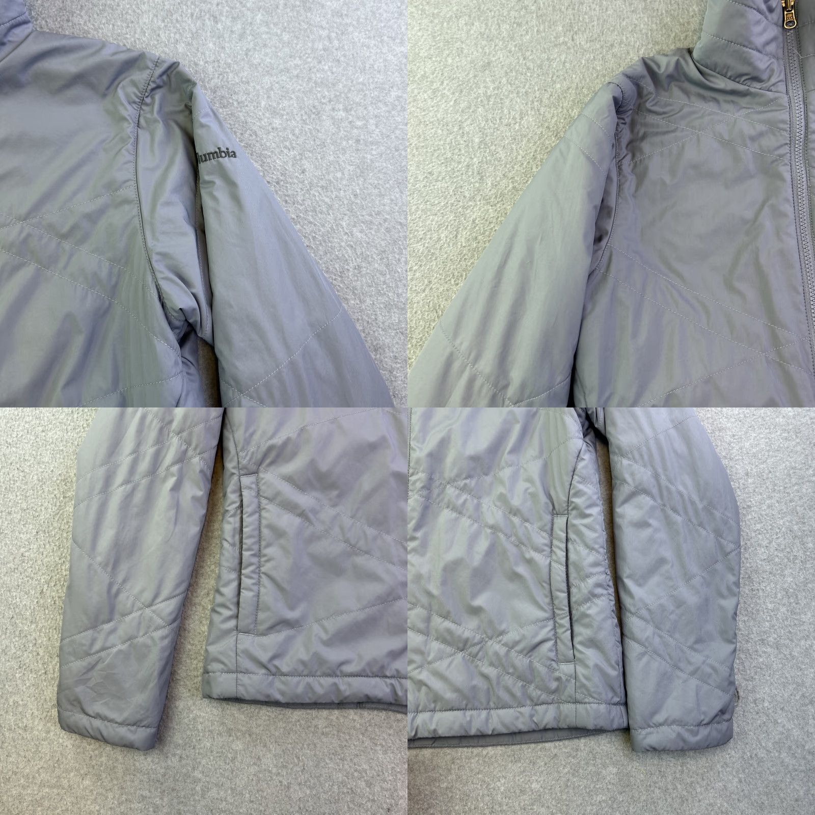 Vintage Columbia Jacket Womens XS Gray Long Sleeve Full Zip Interchange Outdoors Ladies Size XS / US 0-2 / IT 36-38 - 8 Thumbnail