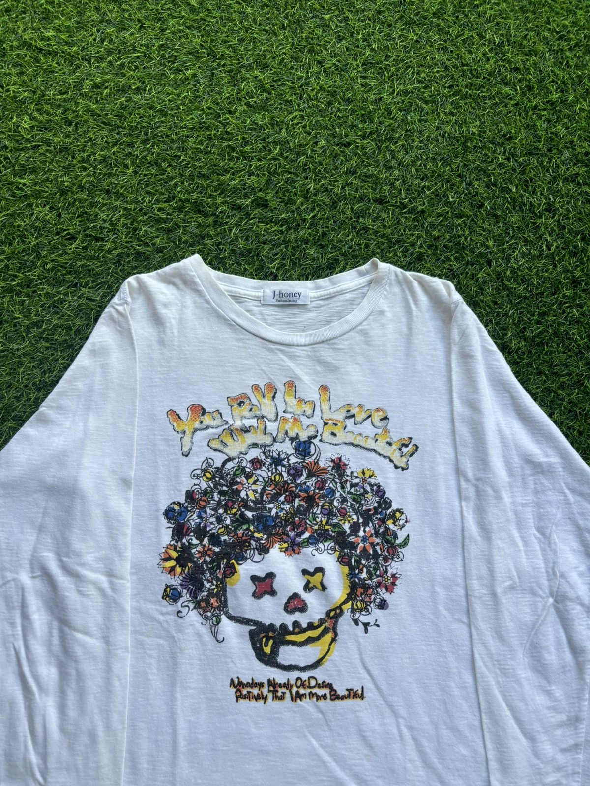 Hysteric Glamour Y2k J-Honey Art Skull Longsleeve Size US M / EU 48-50 / 2 - 2 Thumbnail