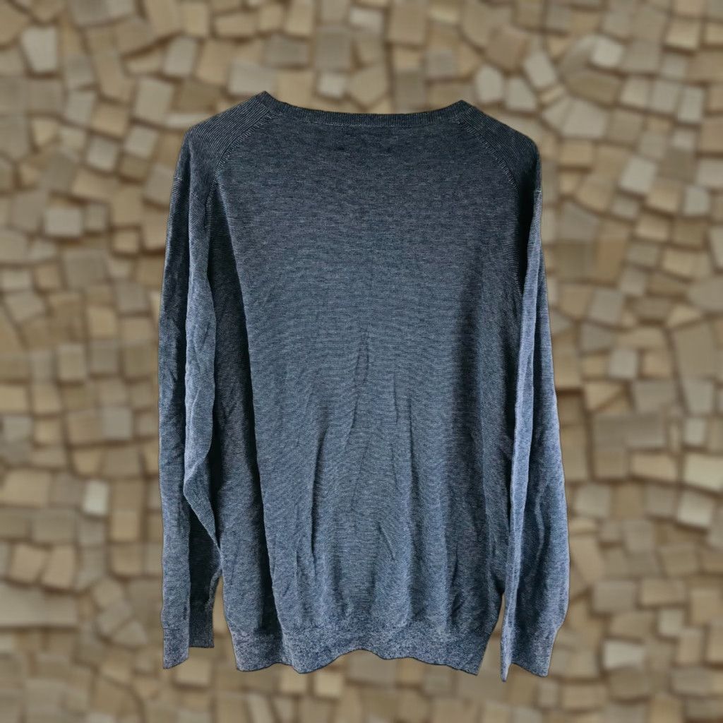 Bonobos Bonobos Knit T-Shirt Men XL Blue Slim Crew Neck Long Sleeve Pullover NWT Size US XL / EU 56 / 4 - 1 Thumbnail