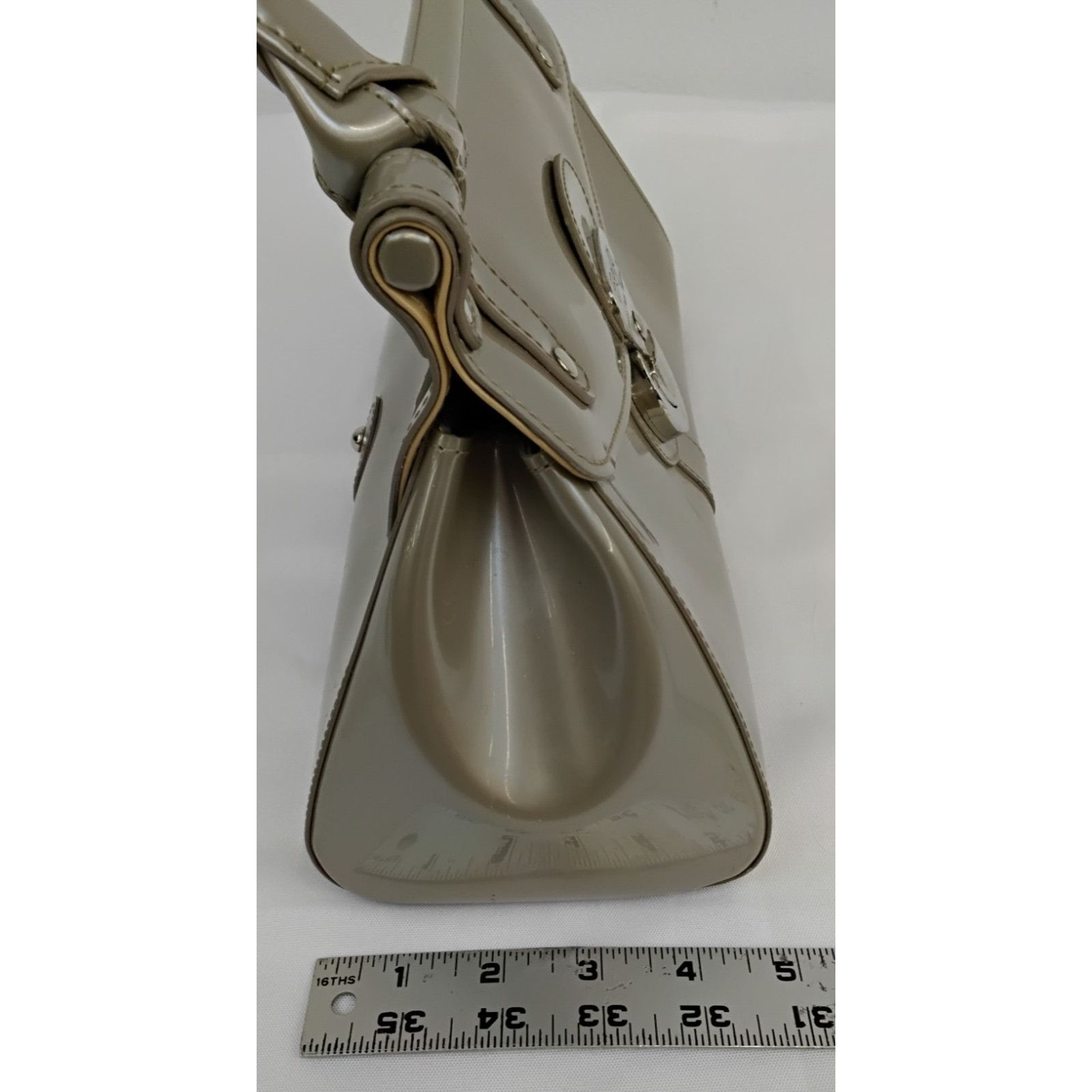 Other Beijo Handbag Taupe Silver PVC Purse & Wallet W/ Dust Bags Size ONE SIZE - 21 Thumbnail