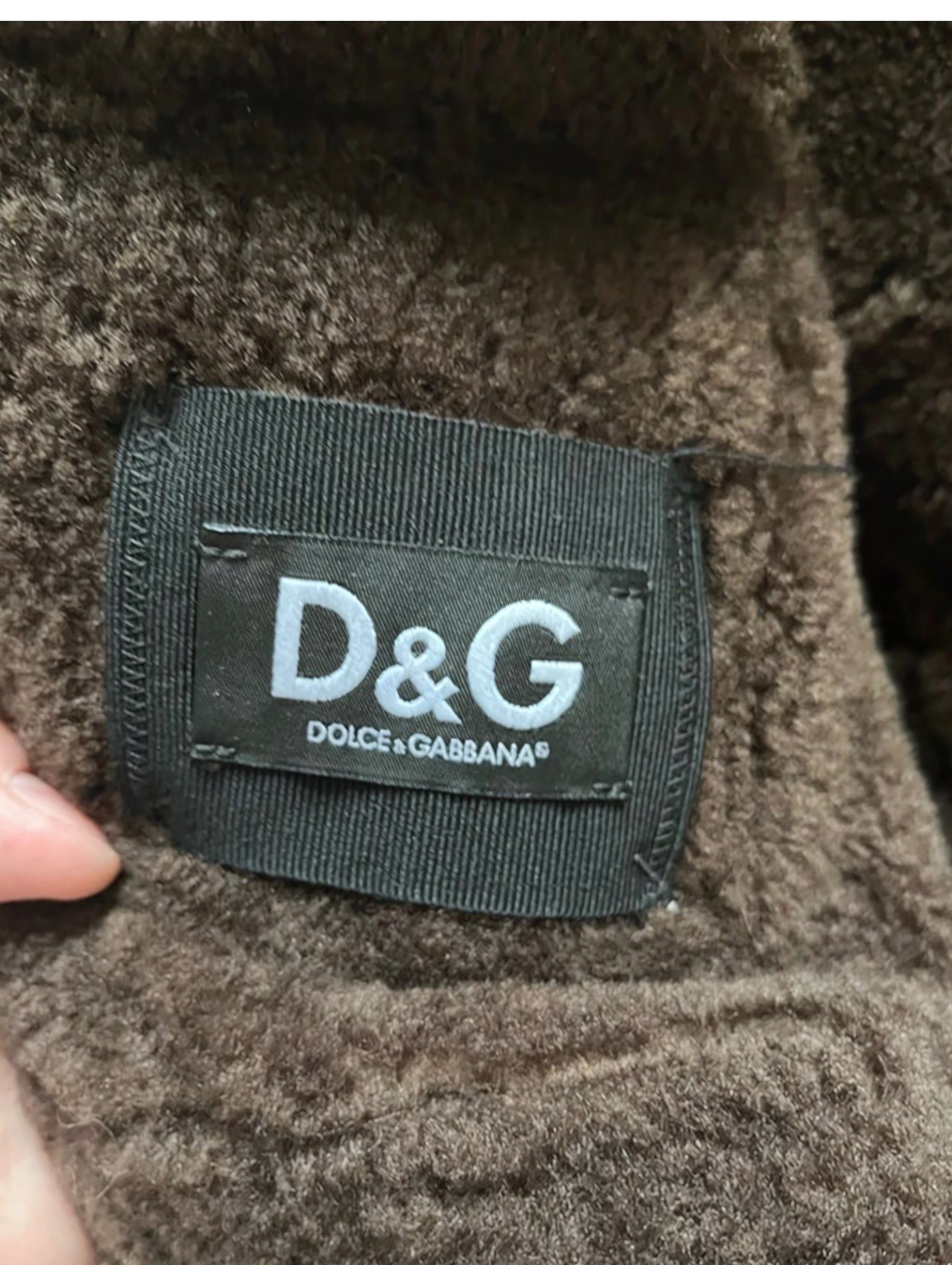 Dolce & Gabbana SHEARLING SUEDE LEATHER MULTIPOCKET JACKET Size US L / EU 52-54 / 3 - 7 Thumbnail