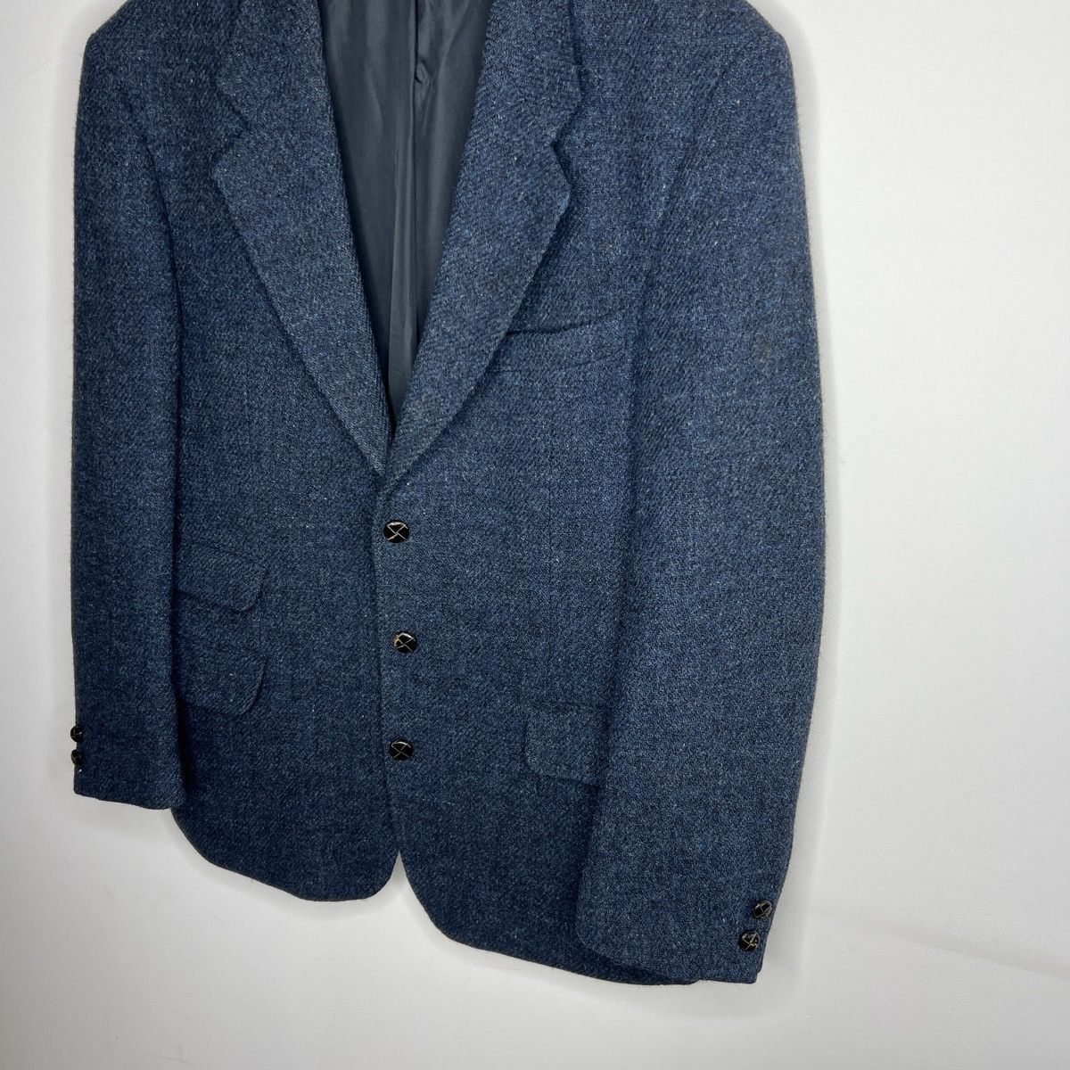 Harris Tweed Rare Vintage Harris Tweed Wool Blazer Size M Size 44R - 2 Thumbnail