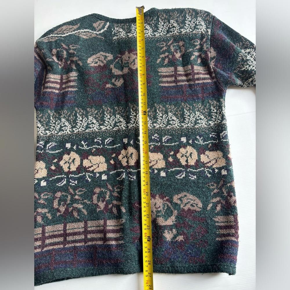 Designer Vintage Wool 80/90’s Cardigan Size S / US 4 / IT 40 - 7 Thumbnail