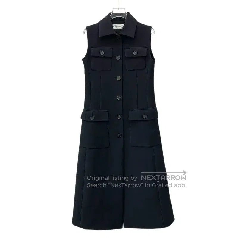 Dior Dior Black Wool Sleeveless Dress for Women . Size XS / US 0-2 / IT 36-38 - 1 Thumbnail