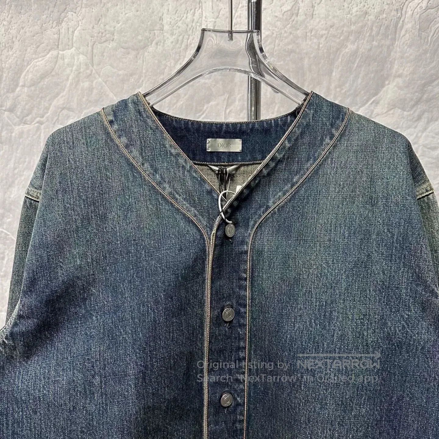 Dior dior denim tears baseball jacket. Size US L / EU 52-54 / 3 - 3 Thumbnail