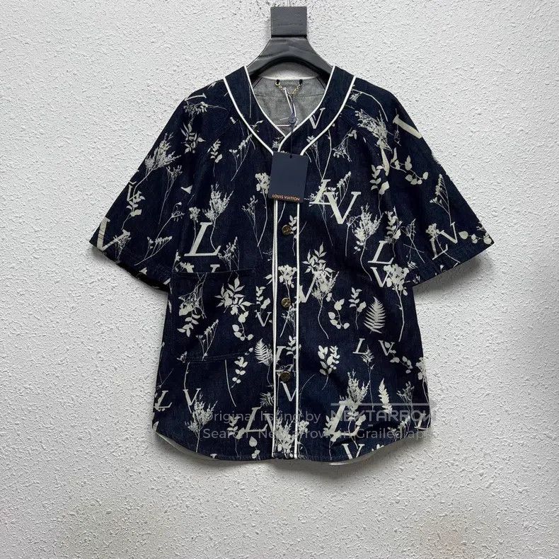 Louis Vuitton Louis Vuitton Wheat Spike Monogrammed Logo Short Sleeve De Size US M / EU 48-50 / 2 - 1 Thumbnail