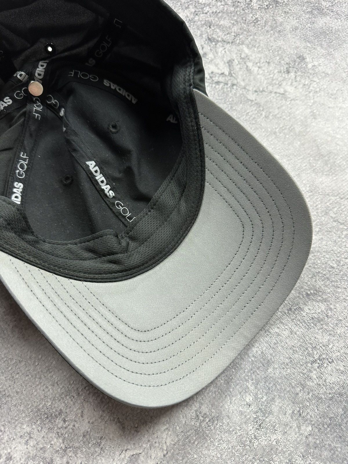 Adidas Vintage Adidas Centre Logo Mens Black Streetwear cap y2k hat Size ONE SIZE - 10 Thumbnail