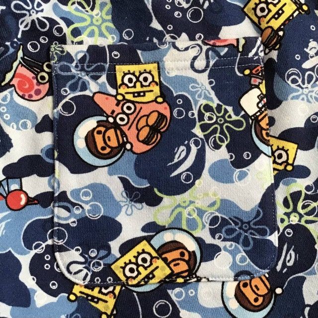 Bape × Nickelodeon BAPE × Spongebob Milo sweat shorts a bathing ape ★size L Size US 34 / EU 50 - 5 Thumbnail