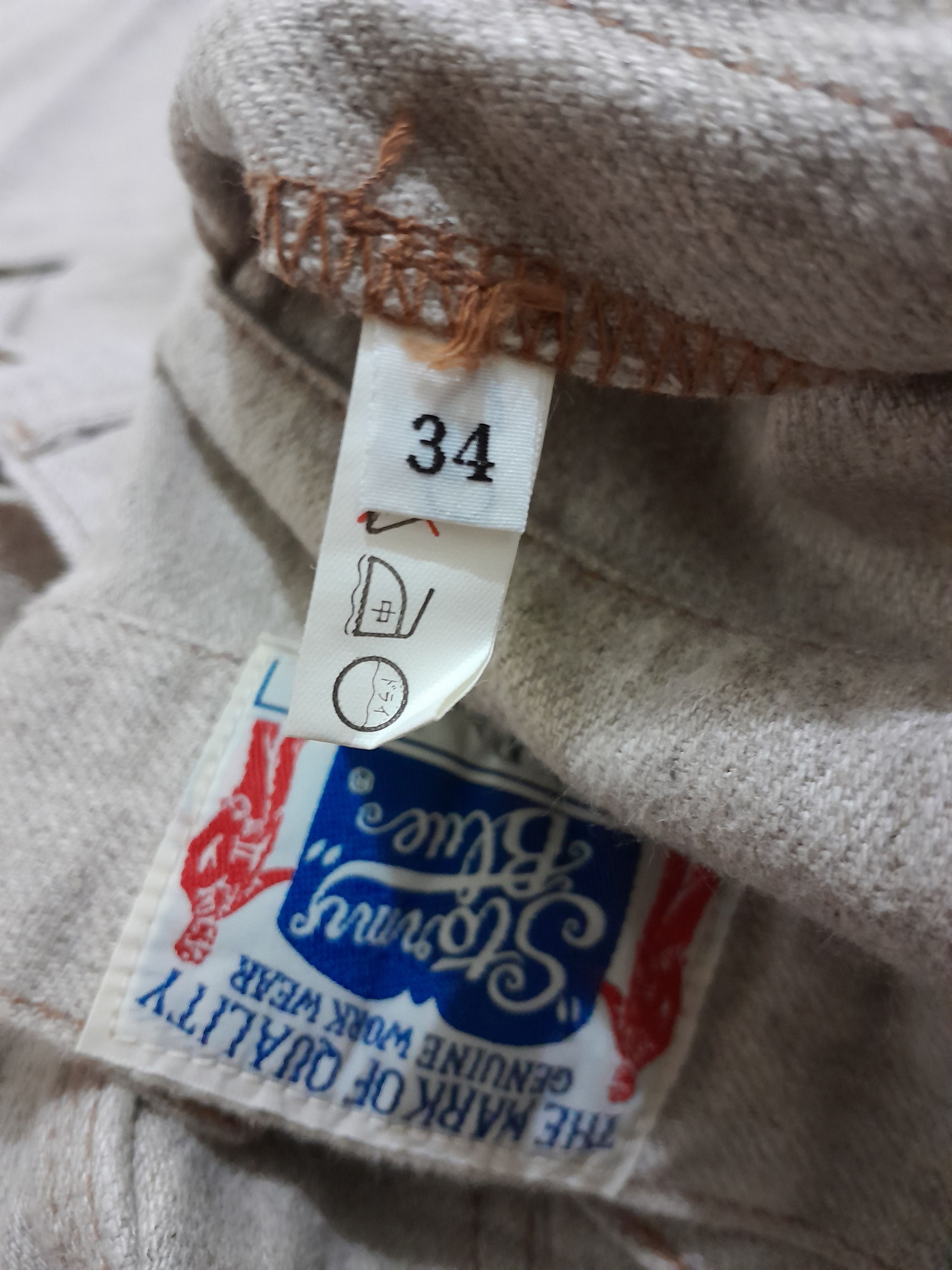 45rpm Stormy Blue laces back work pants Size US 34 / EU 50 - 9 Thumbnail