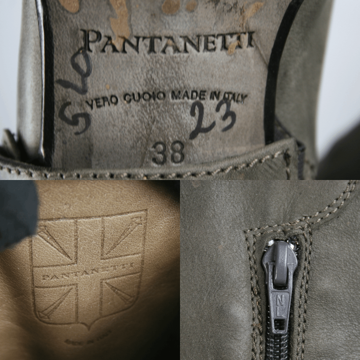 Pantanetti Avant Garde Leather Knee High Boots Size US 8 / IT 38 - 13 Thumbnail