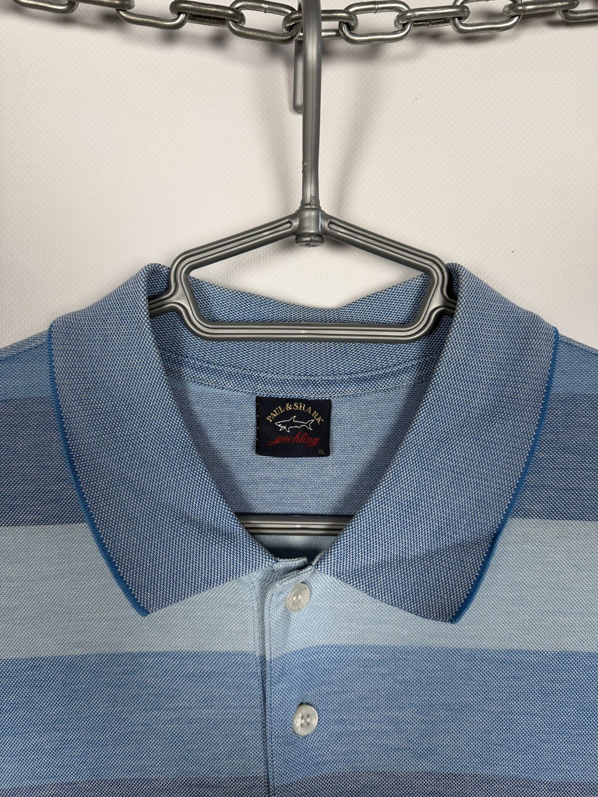 Paul & Shark Men’s Paul Shark Striped Polo Shirt Made in Italy Size XL Size US XL / EU 56 / 4 - 7 Thumbnail