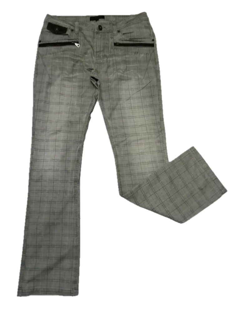 In The Attic Plaid Buckel Pants
