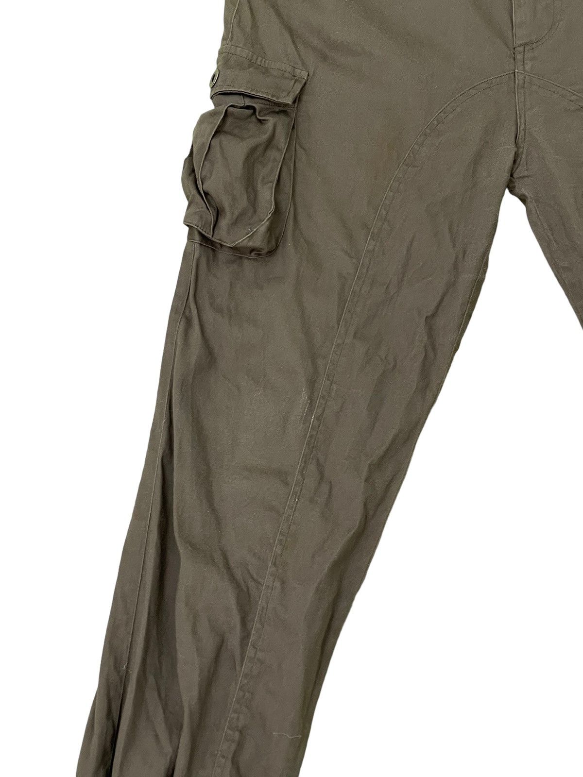 Japanese Brand Cargo Pant Black Baccara Stretch 6🟦9 Size US 31 - 4 Thumbnail