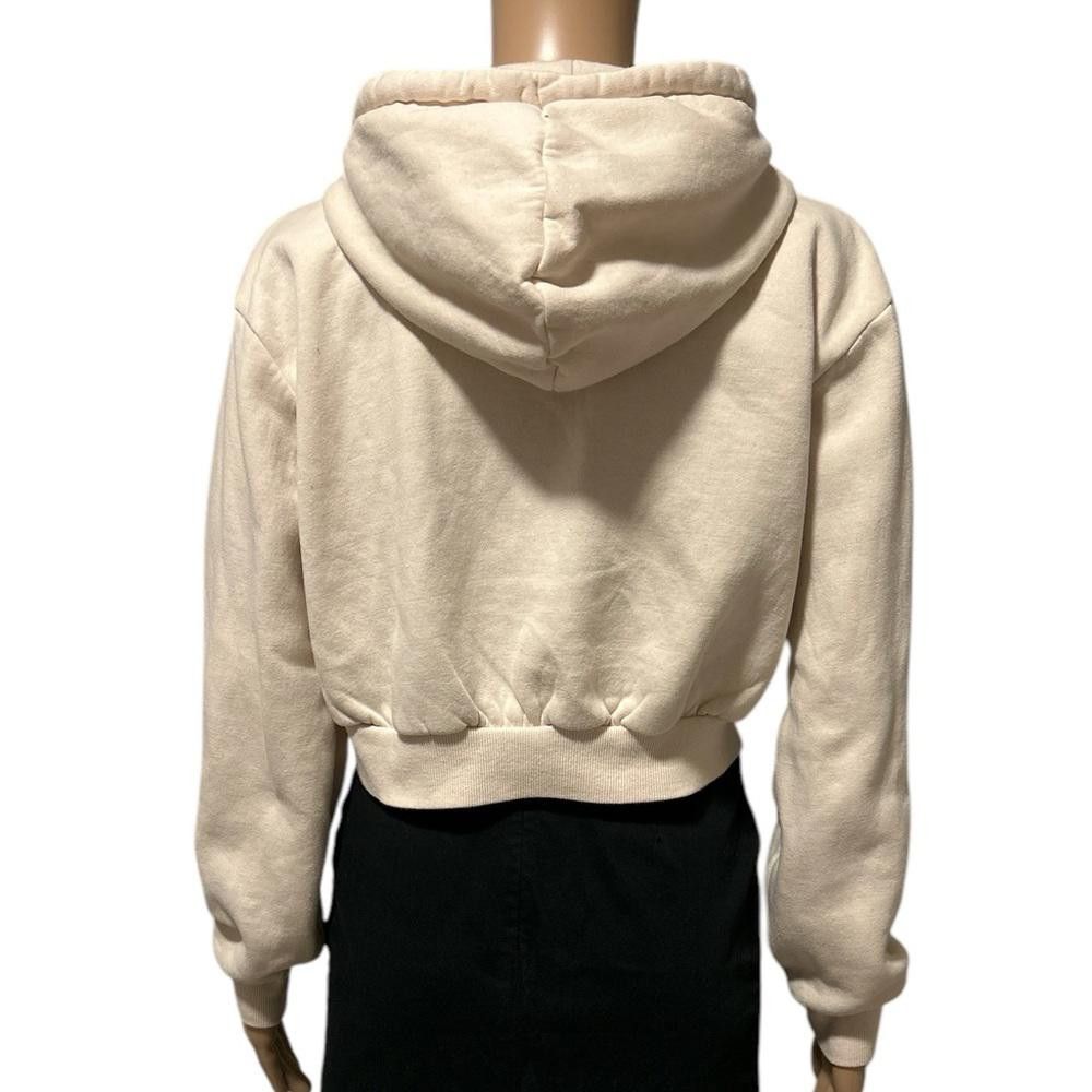 Divided DIVIDED Cream-coloured cropped zip-up hoodie, size M Size M / US 6-8 / IT 42-44 - 3 Thumbnail