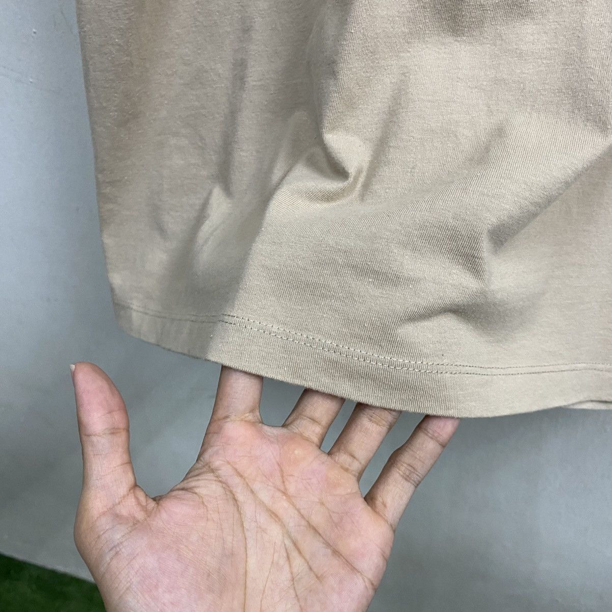 Essentials × Fear of God Essentials FOG Fear Of God Brown Big Back Logo Tee Size US L / EU 52-54 / 3 - 7 Thumbnail