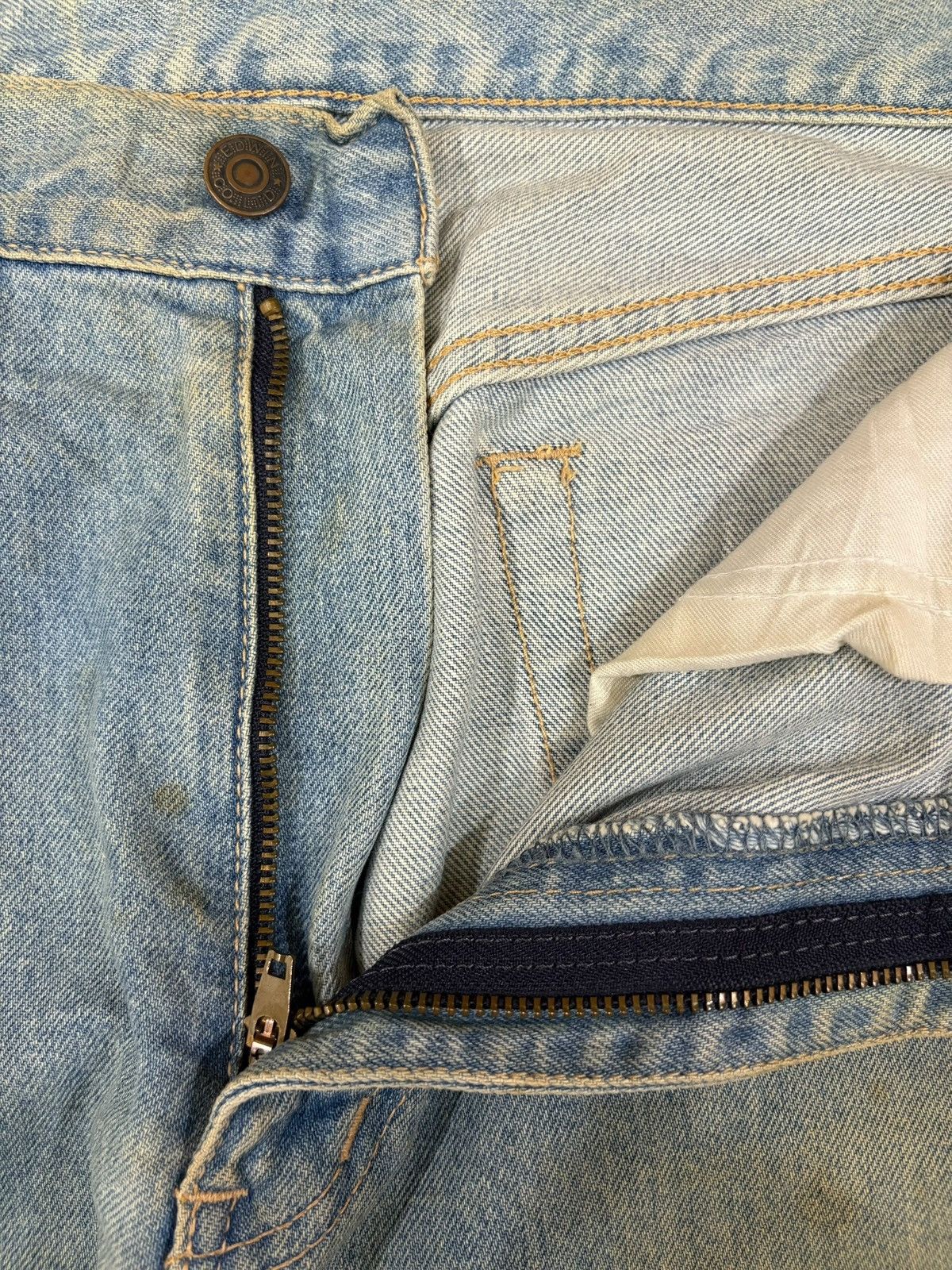 Edwin Vintage Edwin 1994 Mud Wash Distressed Loose Baggy Jeans Size US 34 / EU 50 - 9 Thumbnail