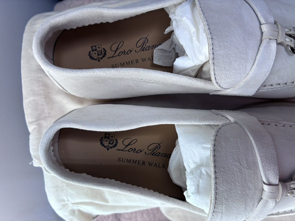 Loro Piana Loro piana grey summer charm walk uk 5 eu 38 Size US 8 / IT 38 - 2 Thumbnail