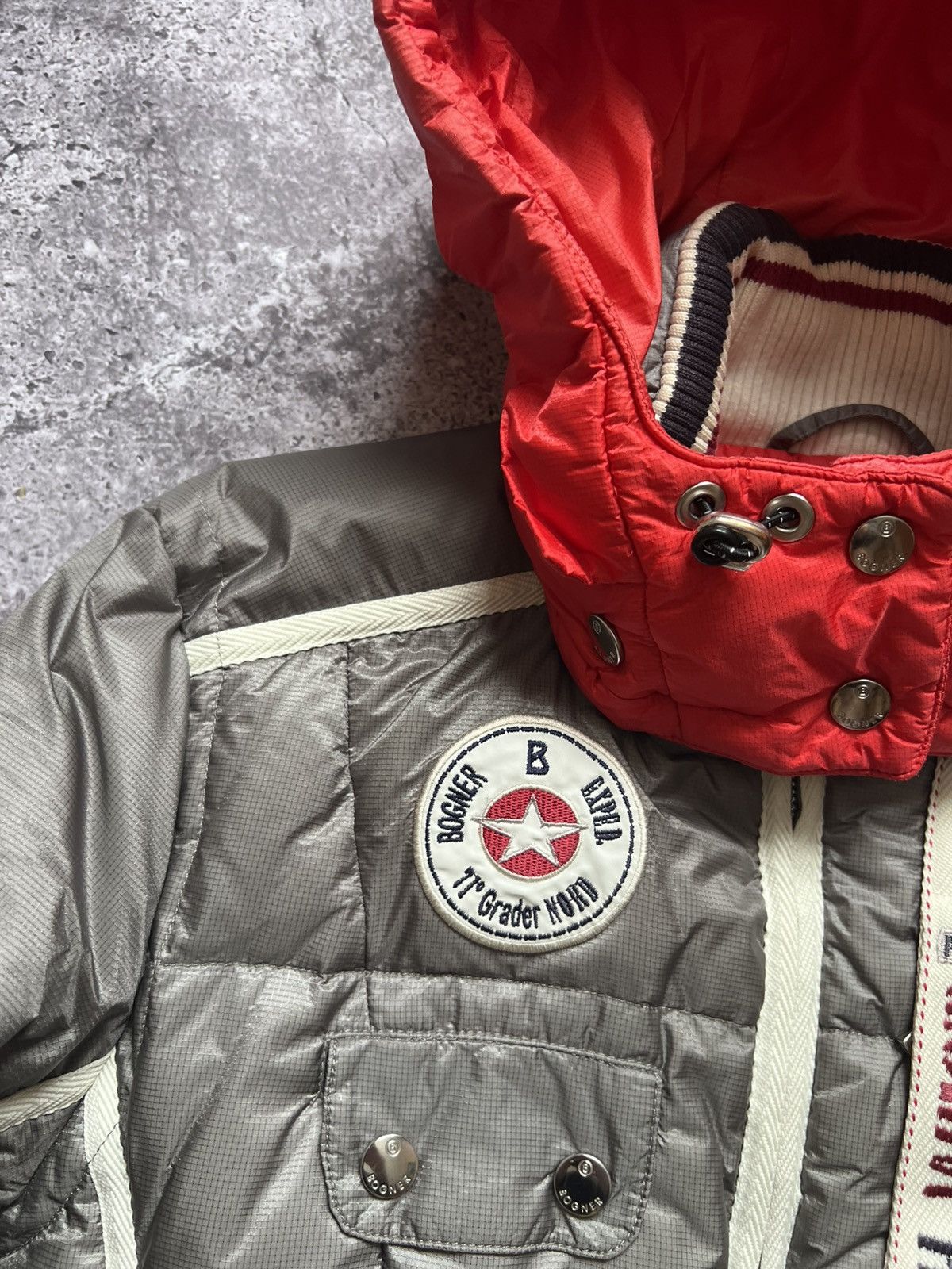 Bogner Bogner Expedition Silver Ski Puffer Jacket Size L / US 10 / IT 46 - 10 Thumbnail