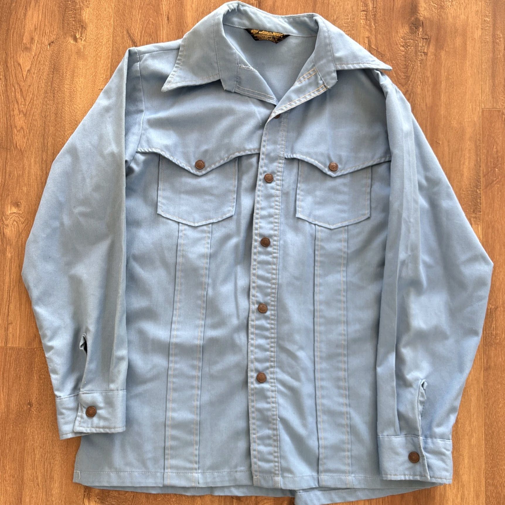 Blair VINTAGE John Blair Mens Western Rancher Suit Jeans Jacket Mens Medium Blue USA MADE Size 40R - 3 Thumbnail