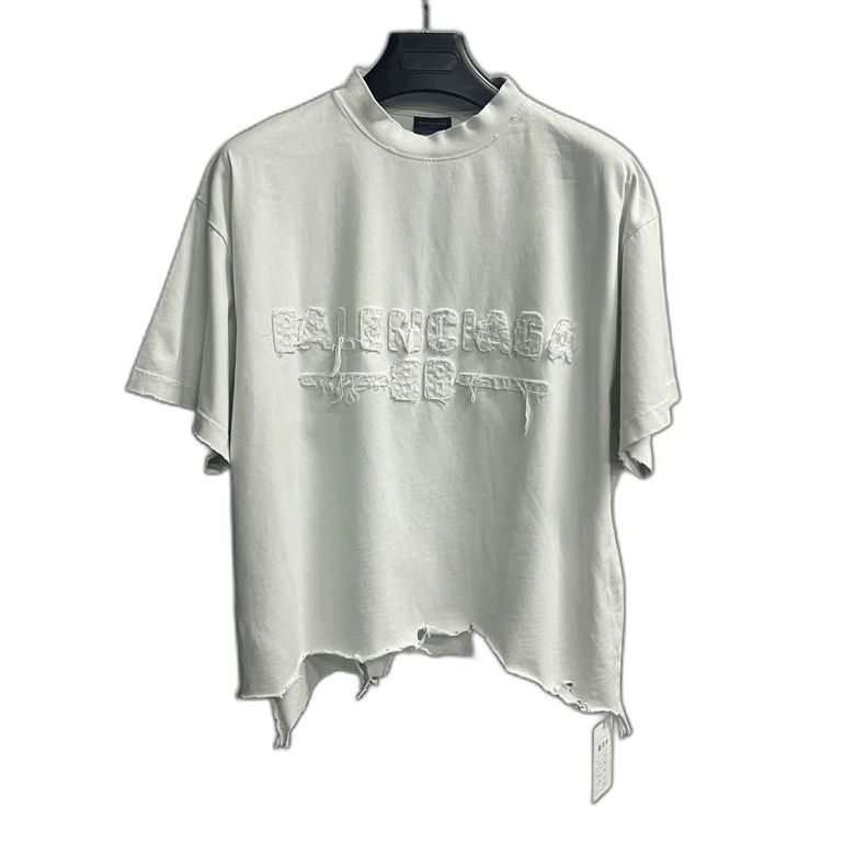 Balenciaga Balenciaga White Short Sleeve T-Shirt-2506 Size US S / EU 44-46 / 1 - 1 Thumbnail