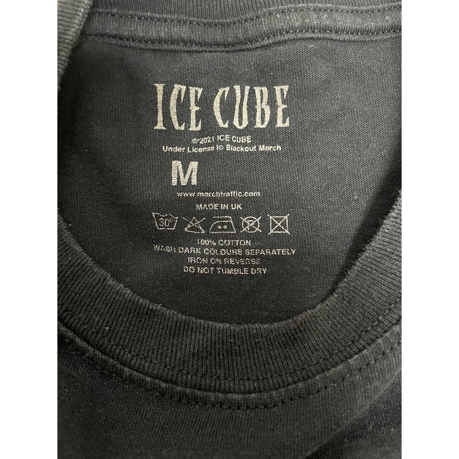 Band Tees × Rap Tees Ice Cube T-Shirt 2021 World Tour Black Graphic Tee XL Size US XL / EU 56 / 4 - 3 Thumbnail