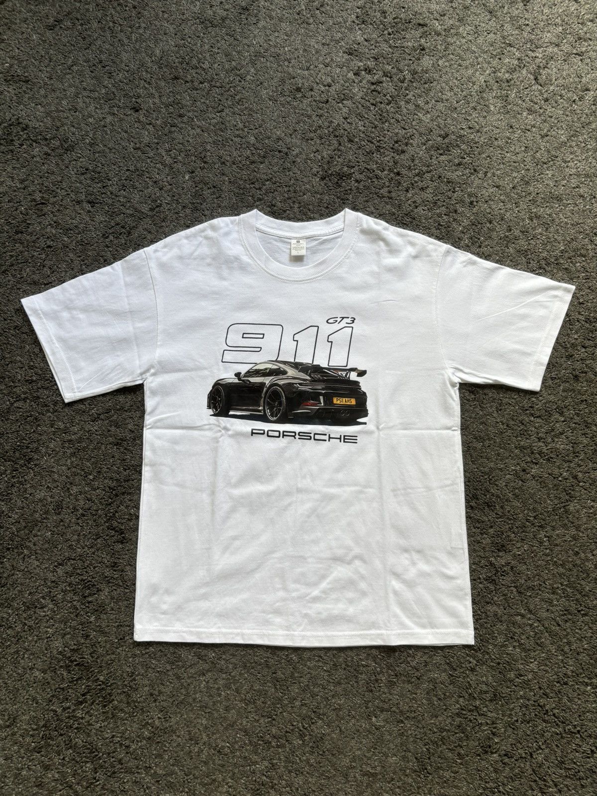 Porsche Design × Vintage Vintage racing Porsche 911 GT3 heavyweight white tee Size US M / EU 48-50 / 2 - 1 Thumbnail