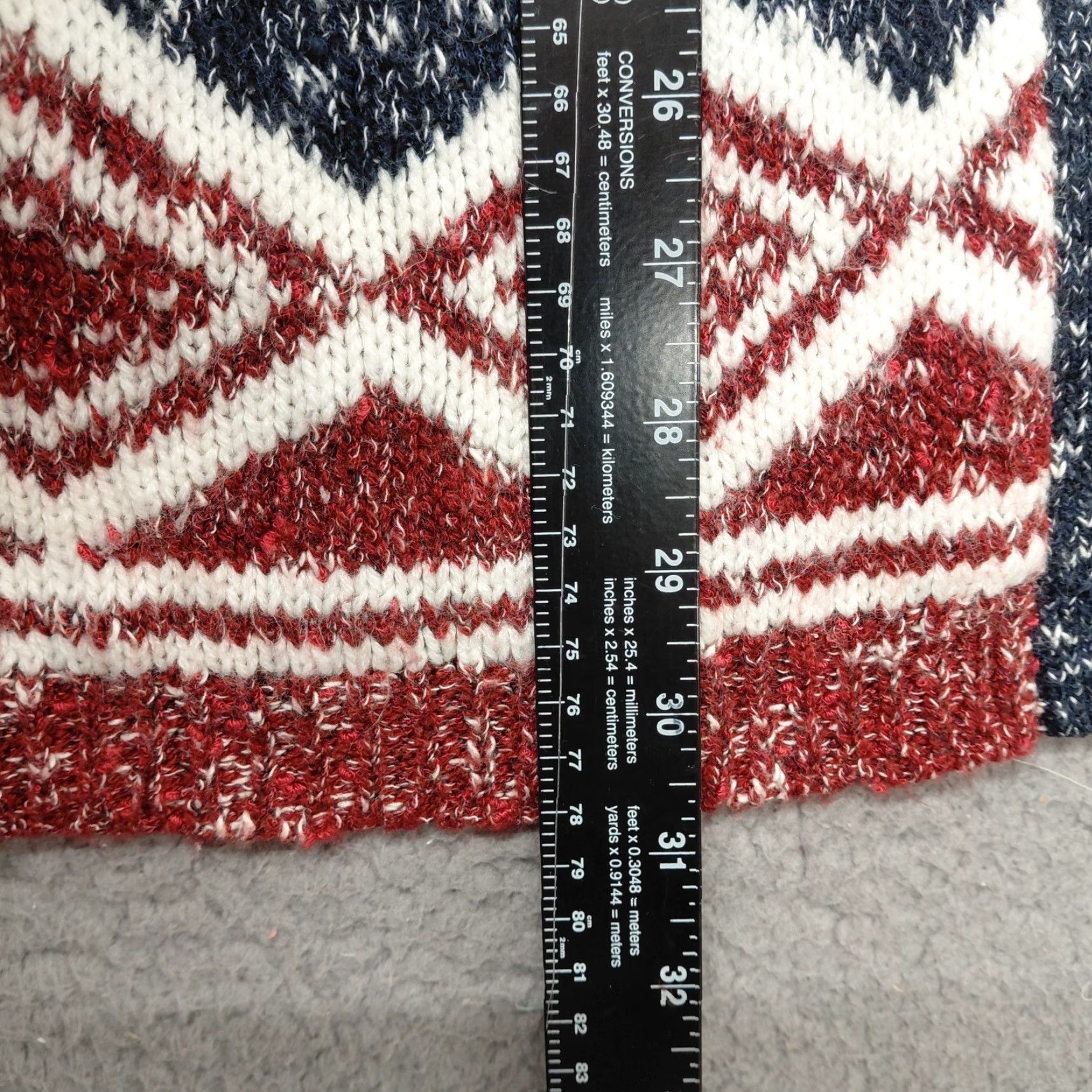 Forever 21 FOREVER 21 Aztec Cardigan Womens Large Blue/Red Boho Open Front Pocket Cardigan Shirt? Size L / US 10 / IT 46 - 7 Thumbnail