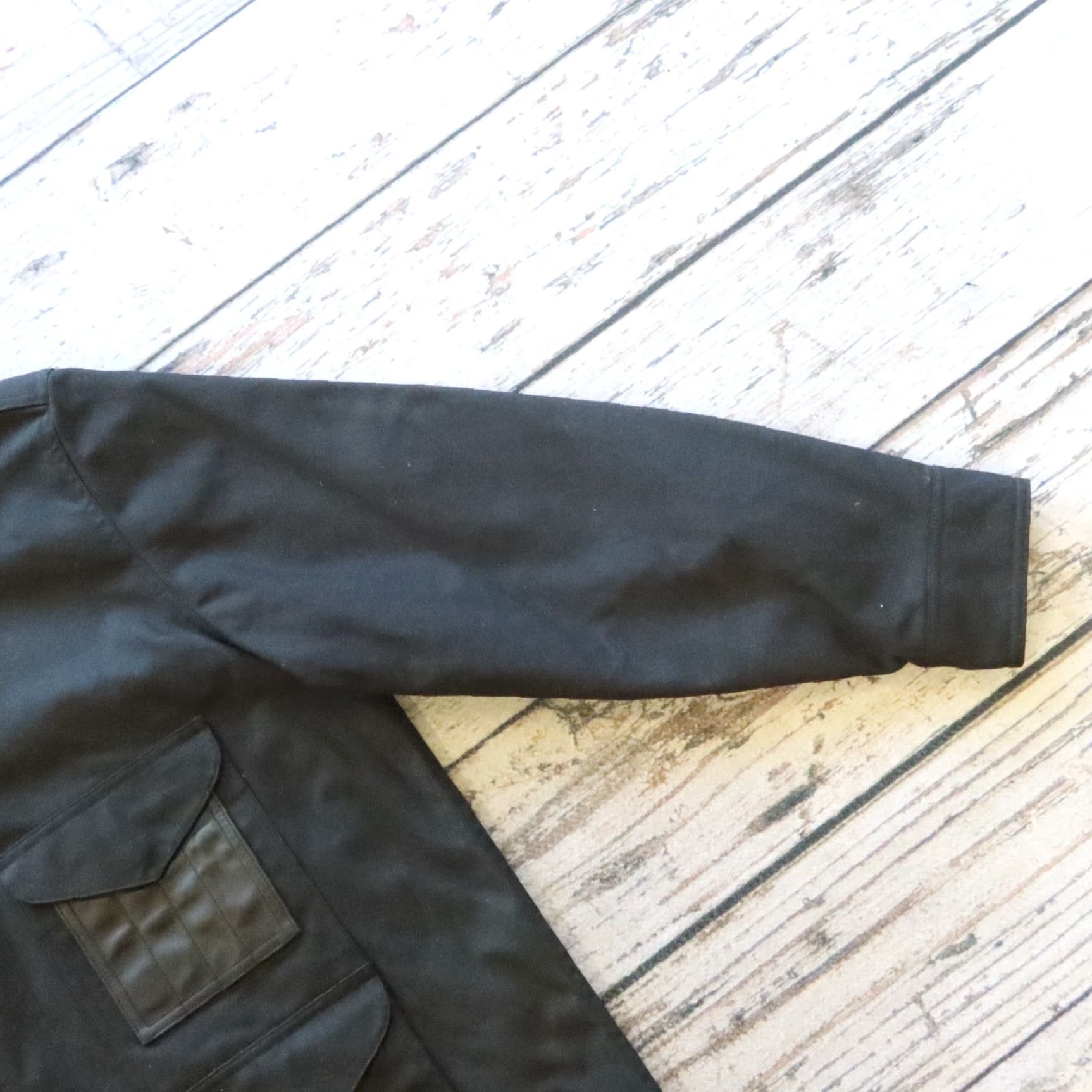 Polo Ralph Lauren VINTAGE Polo Ralph Lauren Wax Cotton Leather Trim Jacket Mens L Black Polo Ralph Lauren Jacket L Mens Size US L / EU 52-54 / 3 - 5 Thumbnail