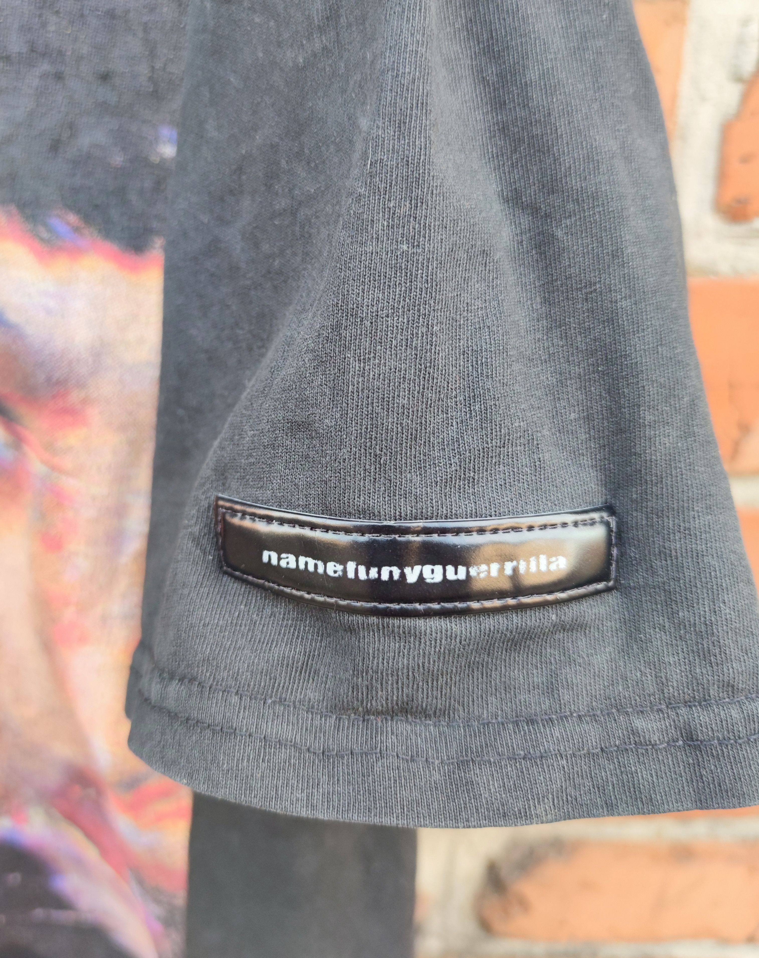 Rap Tees Name Funny Guerilla mens Black Garment Dyed Streetwear tee Size US M / EU 48-50 / 2 - 3 Thumbnail