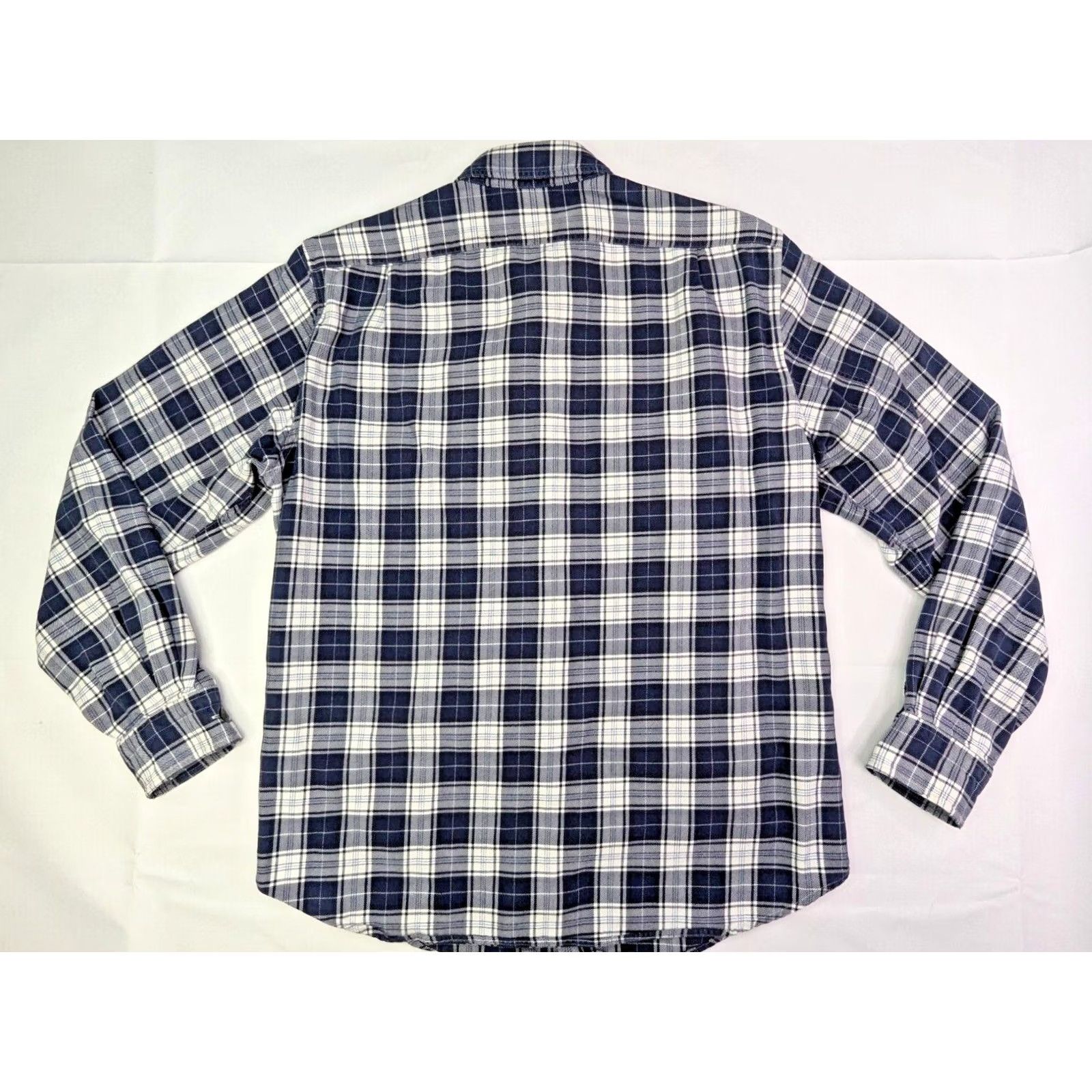 J.Crew J.CREW Flannel Shirt Plaid Button-Up Men M Blue Cotton Casual Long Sleeve Size US M / EU 48-50 / 2 - 5 Thumbnail