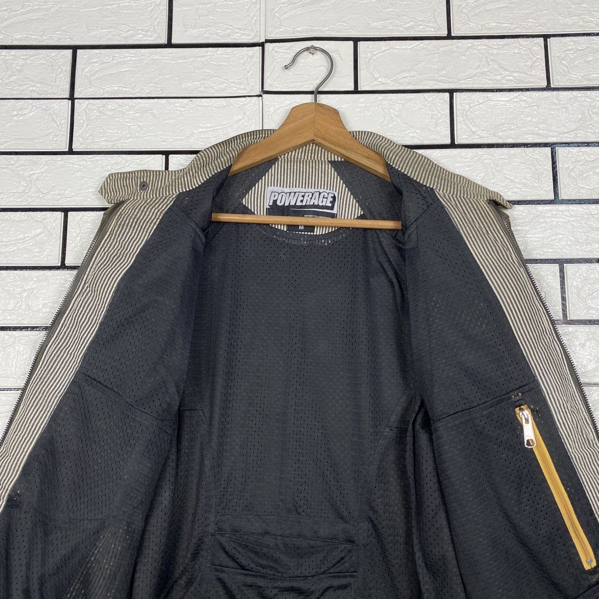 Japanese Brand 📌Powerage Motorcycle Equipment Racing Jacket Biker Size US M / EU 48-50 / 2 - 16 Thumbnail
