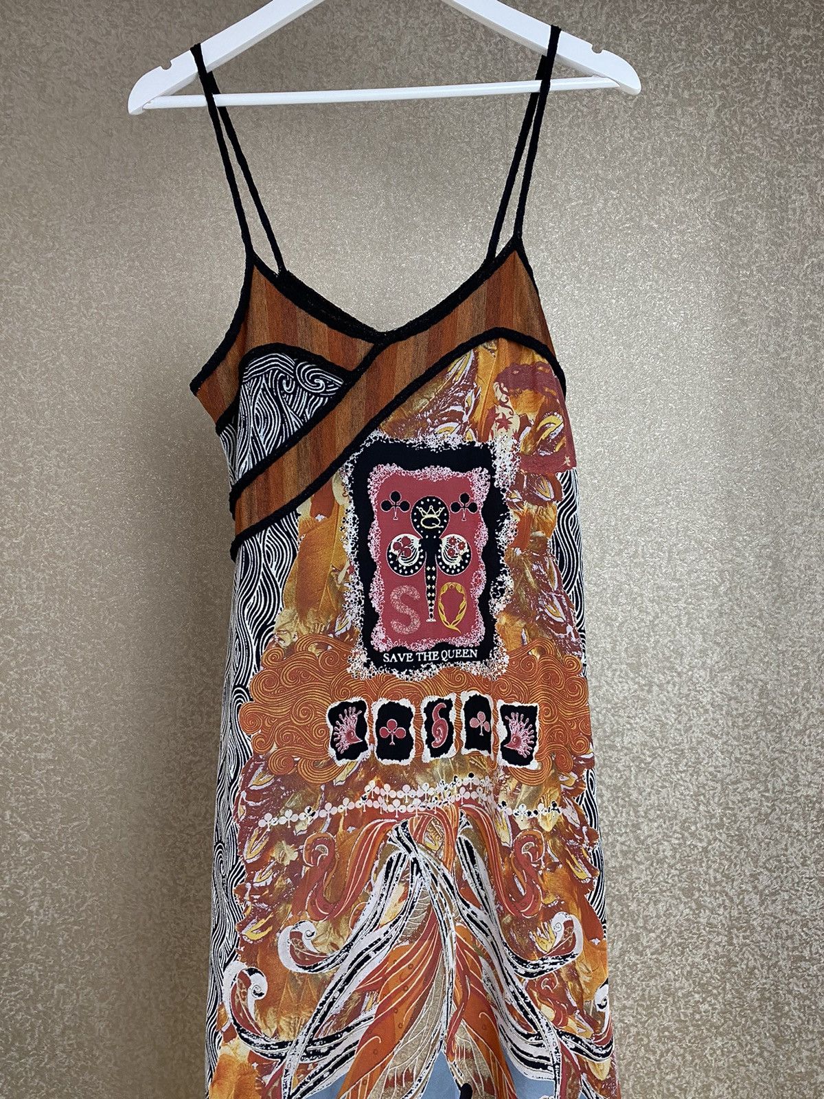 Japanese Brand × Vintage Save The Queen Vintage Mesh Maxi Dress Size L Size L / US 10 / IT 46 - 1 Thumbnail