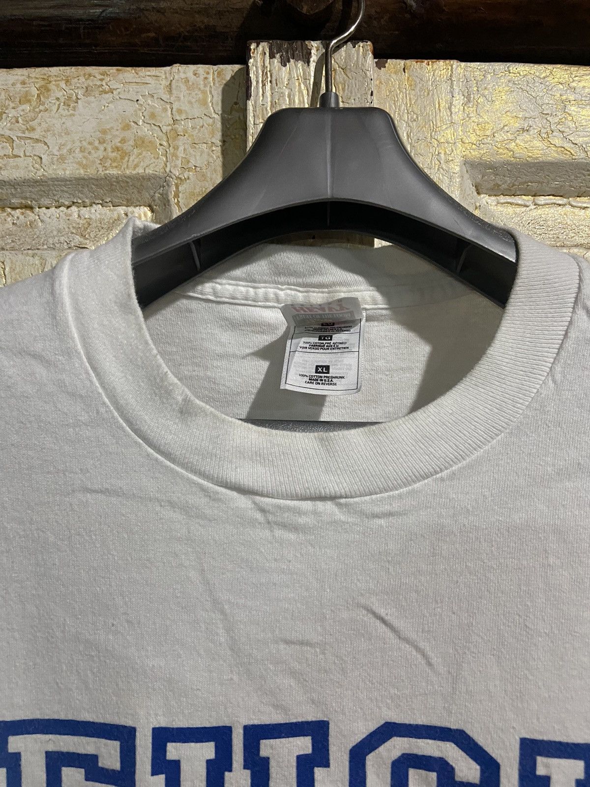 Vintage Vintage parody fuck dallas white t-shirt xl Size US XL / EU 56 / 4 - 3 Thumbnail