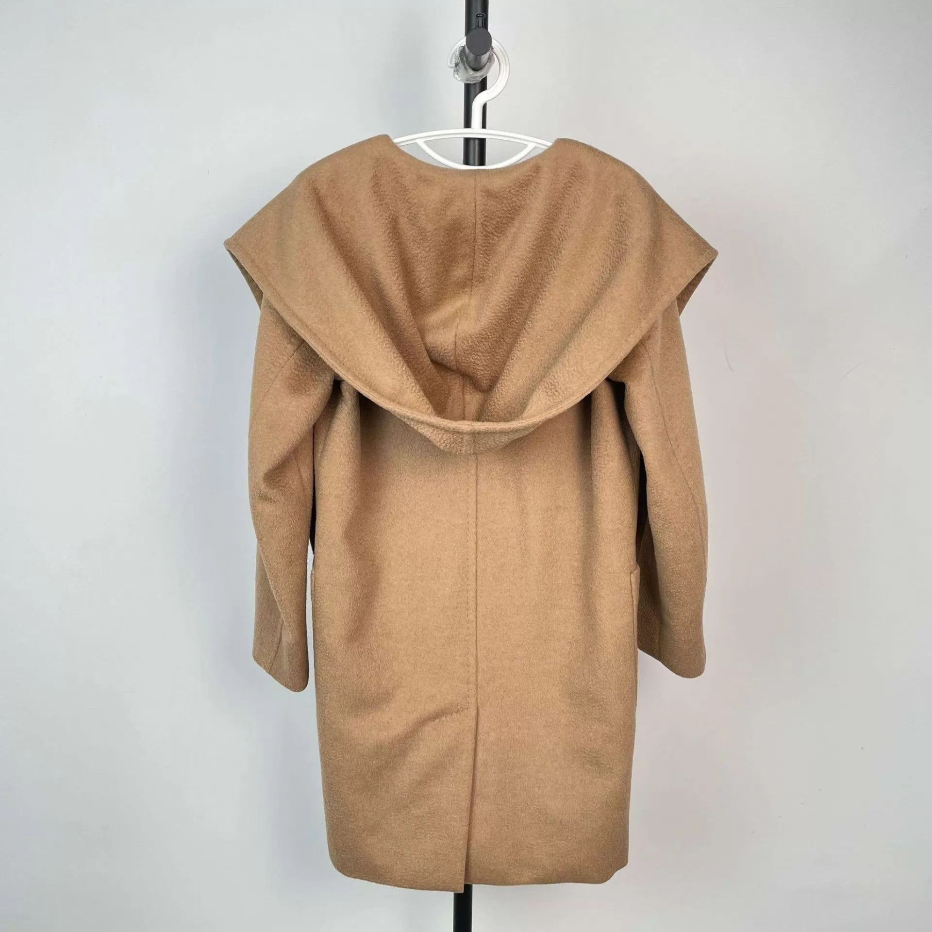 Max Mara MaxMara Camel Hair Overcoat Khaki 155 Size XS / US 0-2 / IT 36-38 - 2 Thumbnail