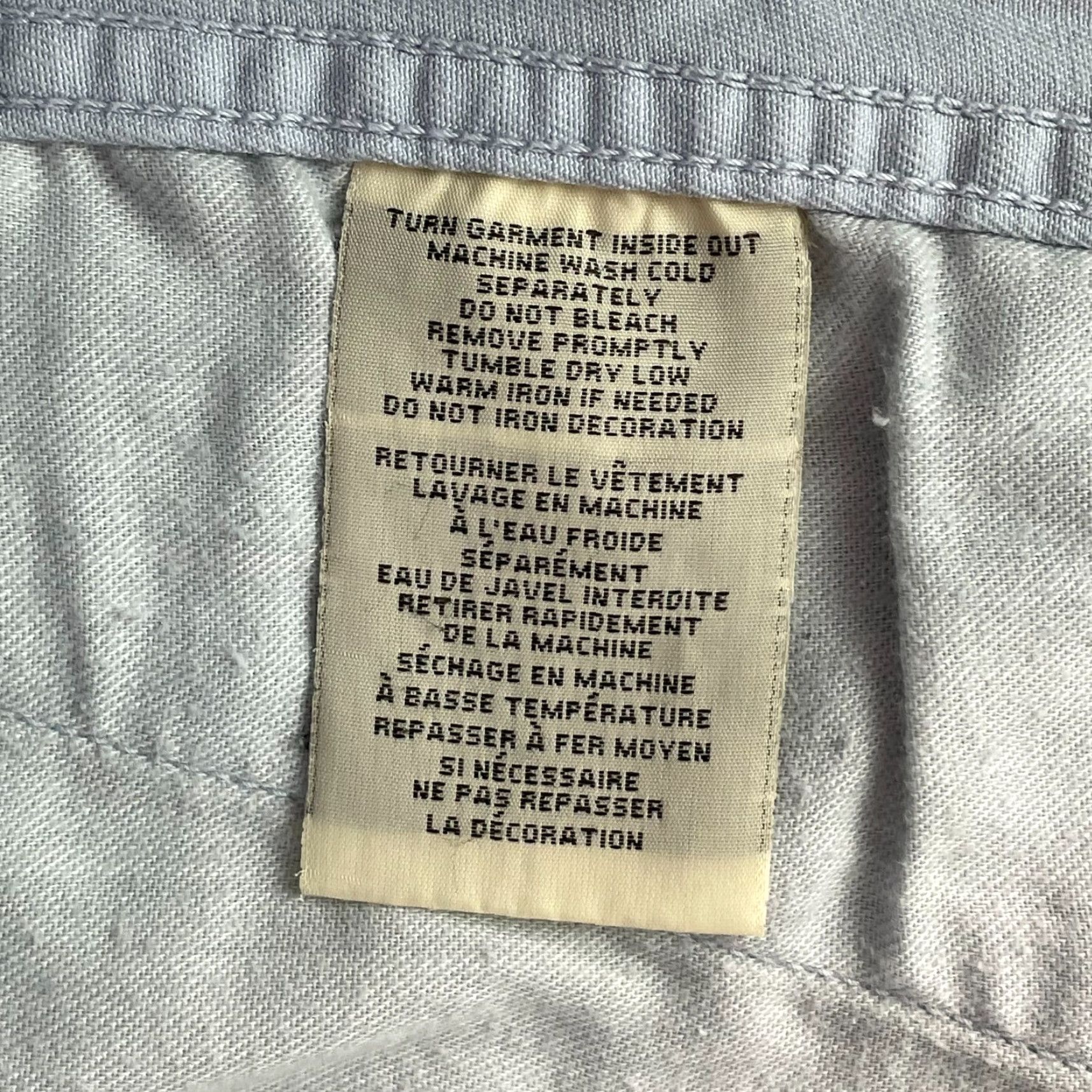 Ralph Lauren Ralph Lauren Denim & Supply Chino Shorts Men 40x9 Light Blue Twill Preppy Casual Shirt Size US 40 / EU 56 - 7 Thumbnail