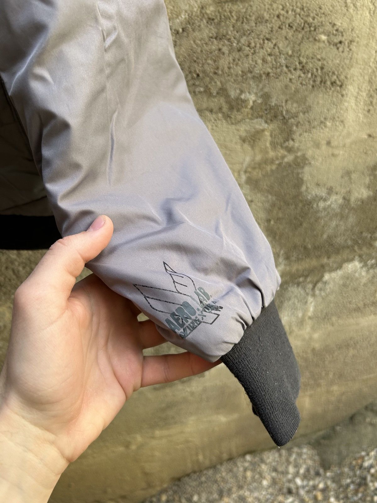 Avirex Vintage Avirex U.S.A. grey Y2K Bomber Jacket Size US M / EU 48-50 / 2 - 9 Thumbnail