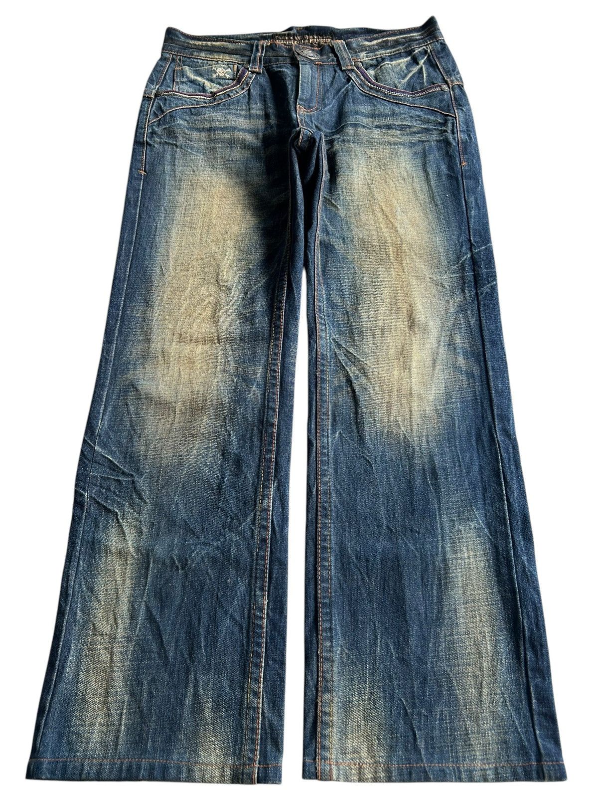 Japanese Brand × Kapital × Vintage Rusty Skull Japanese Brand Studio R.P Denim Jeans Size US 32 / EU 48 - 4 Thumbnail